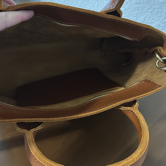 Portland Leather Raindrop Folklore in Honey Brand New Perfect Condition Sold Out - Picture 12 of 13